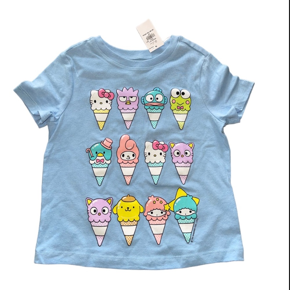 Hello Kitty & Friends Toddler Ice Cream Cone Shirt